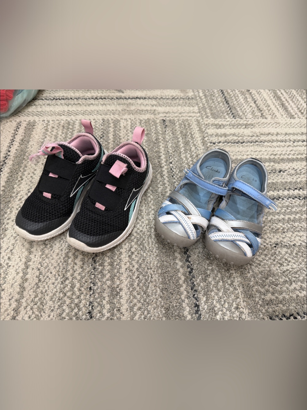 REEBOK Kids Slip-On Athletic Sneakers CLARKS sandals